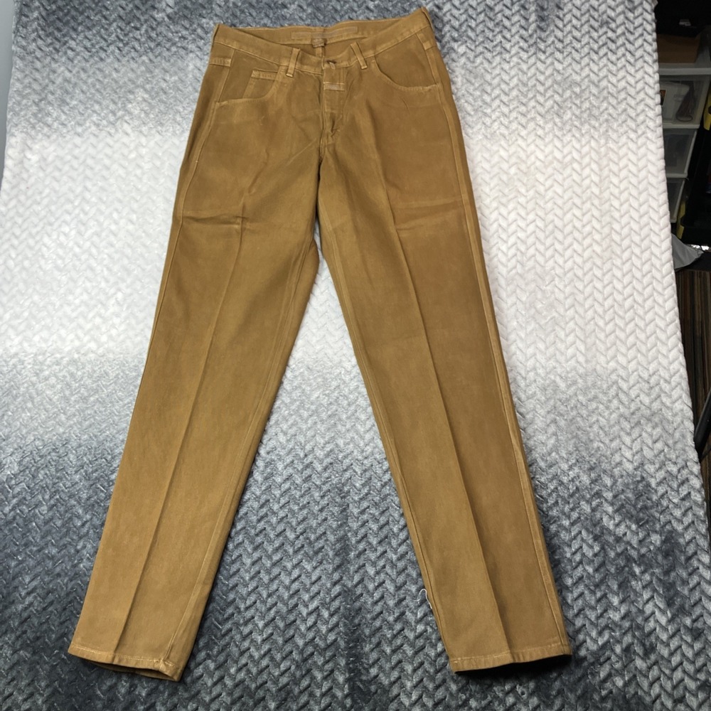Girbaud Marithe Francois Jeans Brown Tall Vintage 90s Made In USA Size 33x35"